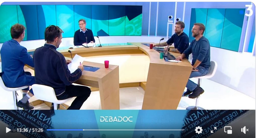 
REDIFFUSION - ÉMISSION DÉBADOC - MILITANTS ÉCOLOGISTES NORMANDS - FRANCE 3 