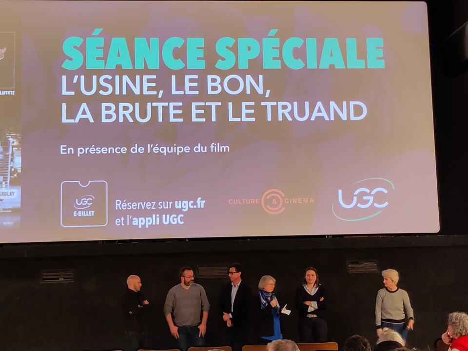 Ciné-débat au Roxane, organisé par Greenpeace Versailles, avec les acteurs du