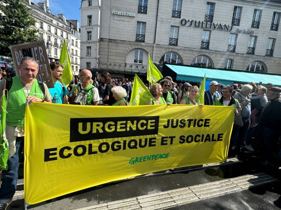 Greenpeace soutient l’appel à mobilisation lancé par le syndicat Union étud