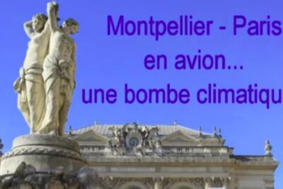 Montpellier-Paris en avion – « mission possible » ou « émissions horribles » ? 
