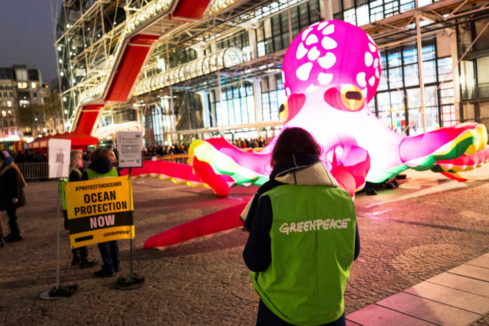 Greenpeace a collaboré avec le Centre Pompidou dans le cadre du Forum Biodivers