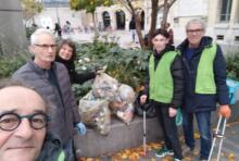 Cleanwalk à la gare de Rouen