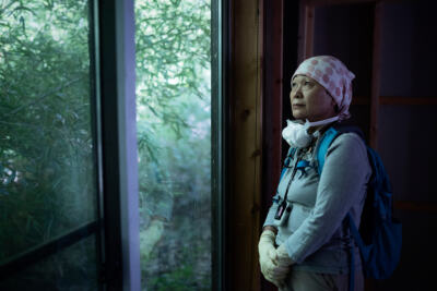 Mrs. Kanno at her House in Shimo-Tsushima