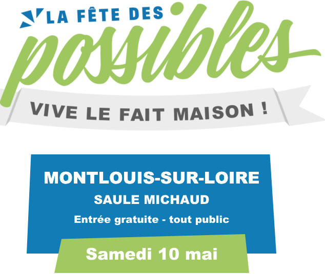 Venez nous retrouver dès 10H00 à La Fête des Possibles samedi 10 mai. Vous tr