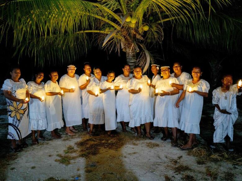 Candlelit Vigil for 40th Anniversary of Operation Exodus in Marshall Islands.