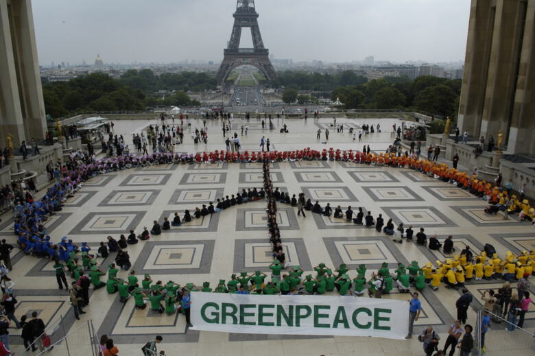 Rainbow Warrior Commemoration in Paris.