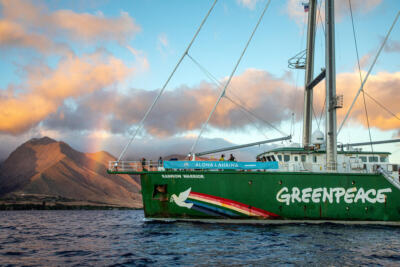 « Time to Resist », commémoration 40 ans du Rainbow Warrior