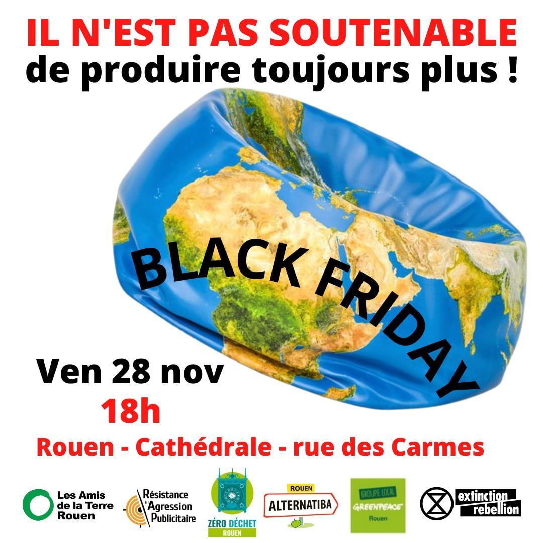 Une action en inter-orga a été menée contre le consumérisme du black friday!