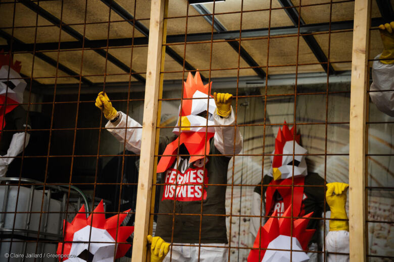 Manifestation pour un moratoire sur les fermes-usines