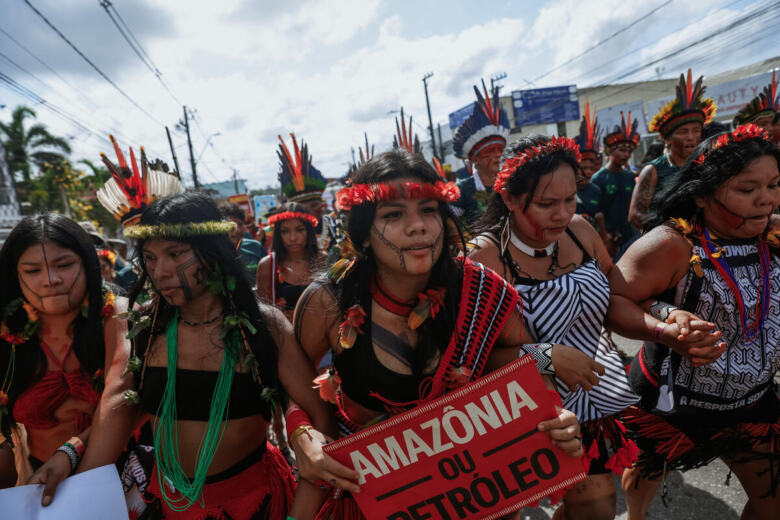 Indigenous March Kicks Off Second Week of COP30 in Belém.