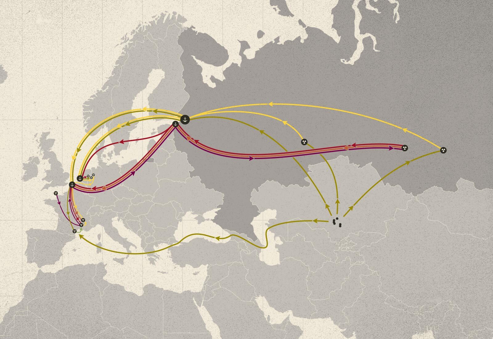 Près de quatre ans après le début de l'invasion globale de l'Ukraine par la Russie, la France continue d'entretenir des liens étroits avec l'industrie nucléaire russe. Alors que la France soutient l'Ukraine contre son agresseur, tous les actes ne sont pas alignés sur les discours officiels : le commerce de l'uranium entre la France et la Russie se poursuit, dans une grande opacité. Greenpeace France a documenté ces échanges commerciaux avec une entreprise russe devenue criminelle.