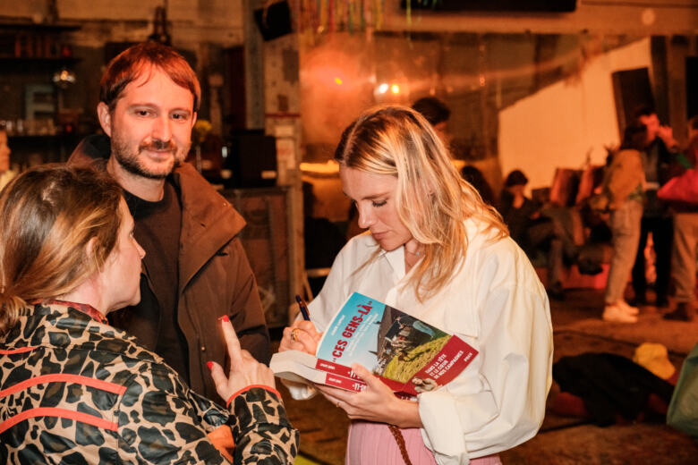 Lumir Lapray lors de la soirée de lancement de son livre "Ces Gens-Là" ©Basile Mesre Barjon