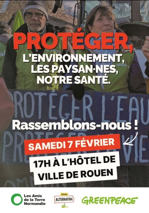 Rassemblement à Rouen hier samedi 7 février comme dans de nombreuses villes de